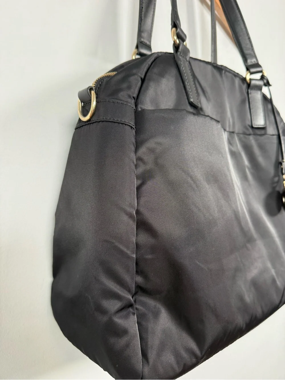 Lo & Sons Black Laptop Bag Tote